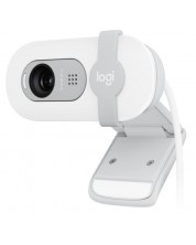 Cameră web Logitech - Brio 100, 1080p, albă -1