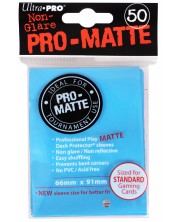  Ultra Pro Card Protector Pack - Standard Size - albastru deschis, mat