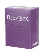 Ultra Pro Solid Deck Box - Standard & Small Size - Purple	 -1