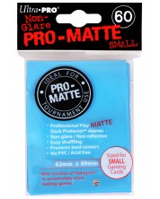 Ultra Pro Card Protector Pack - Small Size (Yu-Gi-Oh!) Pro-matte -  albastru deschis 60 buc. -1