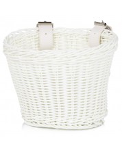 Coș universal Chipolino - Cu curele din piele, alb - imagine 1