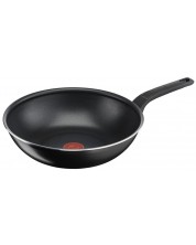 Tigaie wok Tefal - Simply Clean B5671953, 28 cm, negru -1