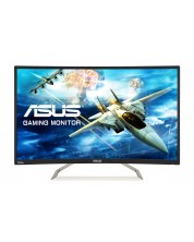 Monitor gaming Asus - VA326HR, 31.5", VA FHD, 144 Hz, Curved, negru