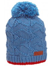 Pălărie de iarnă din lână cu pompon Sterntaler - 55 cm, 4-6 ani, albastru