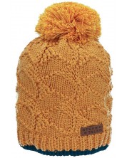Pălărie de iarnă din lână cu pompon Sterntaler - 53 cm, 2-4 ani, galben -1