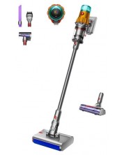 Aspirator vertical Dyson - V12s Detect Slim Submarine, argintiu