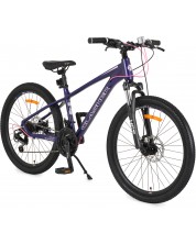Bicicletă Byox - Clasher, aliaj 24'', Purple
