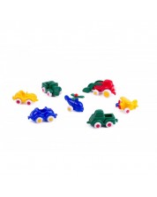 Viking Toys Mini Beetles, Mix 7 bucăți, 7 cm, cu cutie cadou