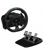 Volan cu pedale Logitech - G923, PS4/PS5/PC, negru
