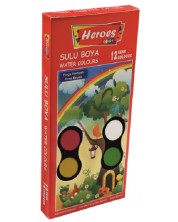 Acuarele Heroes - 12 culori