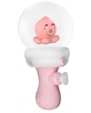 Pistol de apă Raya Toys - Caracatiță luminoasă, roz