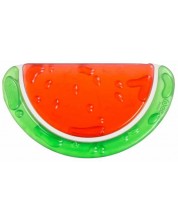 Jucărie pentru dentiție pe apă Wee Baby - Funny Colored, pepene verde -1