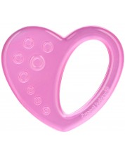 Jucarie pentru dentitie Canpol - Heart, roz -1