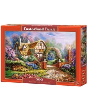 Puzzle Castorland de 500 piese - Gradinile Wiltshire, Karl Valente