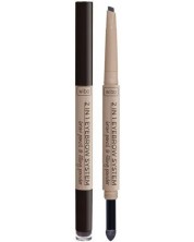 Wibo Creion pentru sprancene 2 în 1 Eyebrow System, 02, 2 g -1