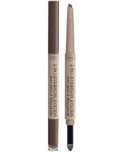 Wibo Creion pentru sprancene 2 în 1 Eyebrow System, 01, 2 g -1
