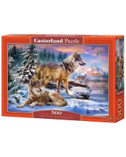 Puzzle Castorland de 500 piese - Lupi de basm