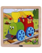 Puzzle Woody - The Merry Train -1