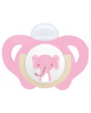 Suzetă Wee Baby - Safari, 0-6 m, roz