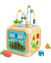 Cub de activități 6 în 1 HaPe International - Centru de activități, 8 piese - imagine 1