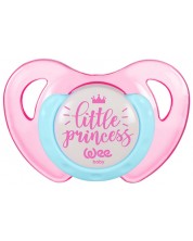 Suzetă Wee Baby - Fluture, 6-18 luni, roz -1
