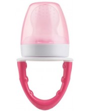 Jucăria de dentiție pentru fructe proaspete Dr. Brown's - Fresh Pink -1