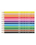 Set creioane  colorate Milan - Triunghiulare, 12 culori - 2t
