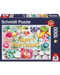 Puzzle Schmidt de 1000 piese - Happy Birthday - 1t