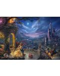 Puzzle Schmidt de 1000 piese - Thomas Kinkade Beauty and the Beast Dancing in the Moonlight - 2t
