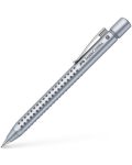 Creion automatic Faber-Castell Grip - Argintiu, 0.7 mm - 1t