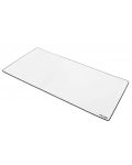 Mouse pad pentru gaming Glorious - Gaming Race, XXL Extended, alb - 2t