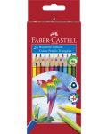 Set creioane colorate Faber-Castell - 24 bucati - 1t