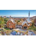 Puzzle Educa 1000 de piese - Vedere catre Barcelona, din Parcul Guell - 2t