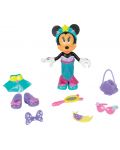 Papusa IMC Toys Disney - Minnie Mouse, sirena, 15 cm - 3t