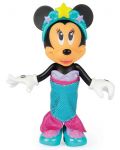 Papusa IMC Toys Disney - Minnie Mouse, sirena, 15 cm - 4t