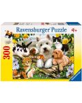 Puzzle Ravensburger de 300 piese - Animale fericite - 1t