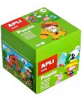 Puzzle pentru copii APLI Kids, de 24 piese, Ferma - 1t