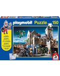 Puzzle Schmidt de 150 piese - Comoara regala, cu figurina  Playmobil - 1t