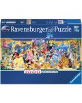 Puzzle panoramic Ravensburger de 1000 piese - Eroii Disney - 1t