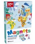 Joc magnetic APLI - Harta lumii - 1t