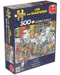 Puzzle Jumbo de 500 piese - Fabrica de bomboane, Jan van Haasteren - 1t