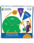 Culegere de matematica pentru copii Learning Resources - Fractii si procente - 1t