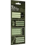 Etichete scolare Lizzy Card - Peace Pixel,12 bucati - 1t