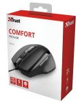 Mouse Trust - Voca Comfort, optic, negru - 5t