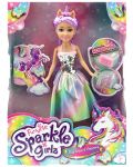 Papusa Funville Sparkle Girlz - Rainbow si Unicorn, 28 cm, sortiment - 1t