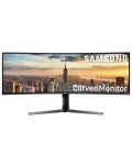 Monitor gaming Samsung - LC43J890DKUXEN, 43", UHD, FreeSync, Curved, negru - 1t