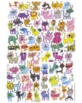 Mini puzzle Heye de 150 piese - Schite cu pisici, John Burgerman - 2t