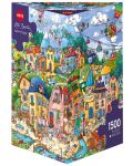 Puzzle Heye de 1500 piese - Oras fericit, Rita Berman - 1t