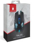 Mouse gaming Spartan Gear - Talos, negru - 2t