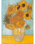 Puzzle Clementoni de 1000 piese - Floarea soarelui, Vincent van Gog - 2t